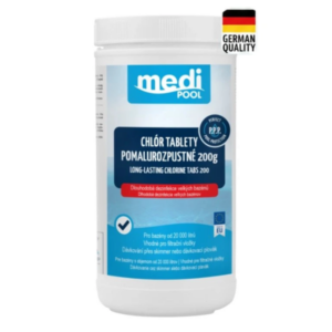 mediPOOL CHLÓR pomalorozpustné tablety 200g 1,0 kg