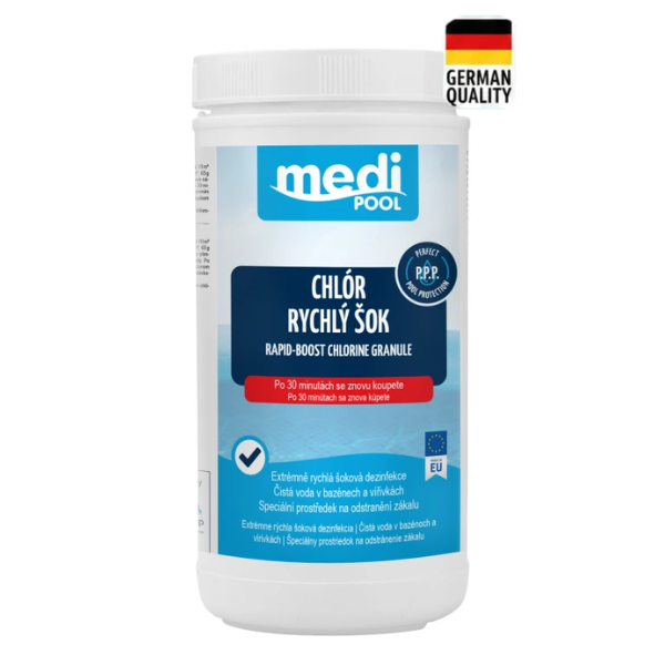mediPOOL Rapid BOOST chlór granulát 1,2 kg